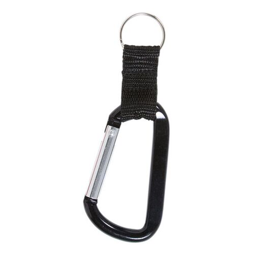 Carabiner With Strap And Split Ring Keychain Thumbnail