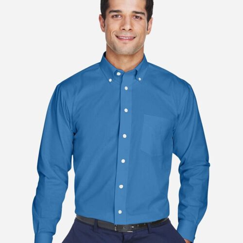 Men's Crown Collection® Oxford Woven Dress Shirt Thumbnail